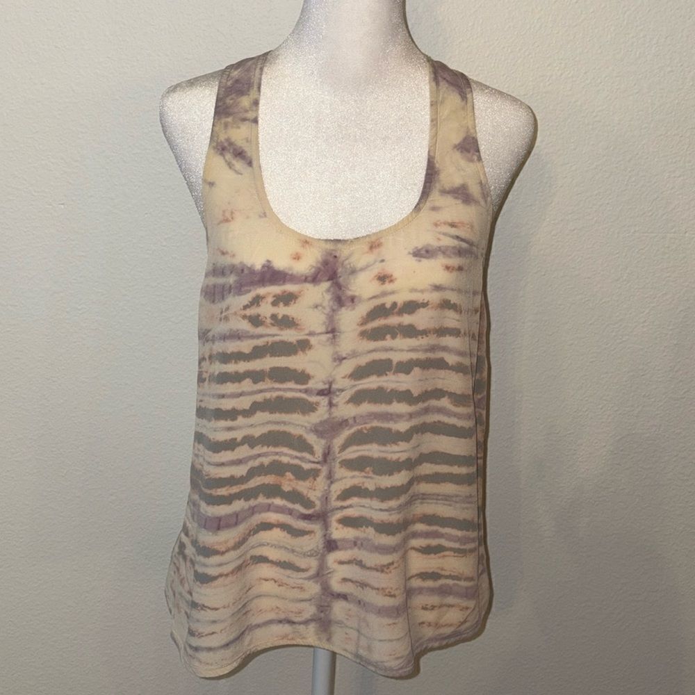 Gypsy 05 silk tie dye racerback tank top